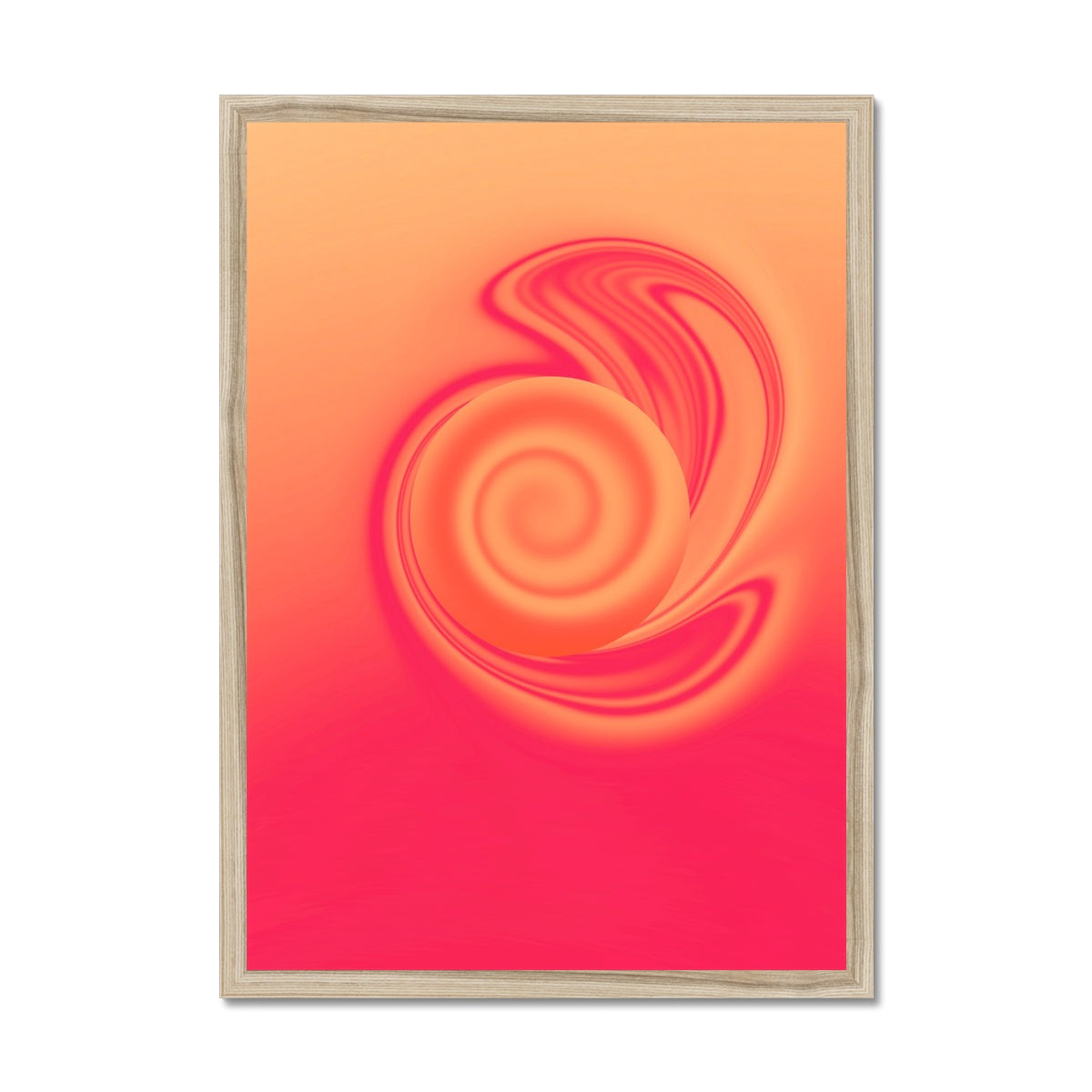 Sunset gradient aura wall art prints featuring warped pastel gradients. Colorful aura gradient posters perfect as aesthetic dorm and apartment decor.