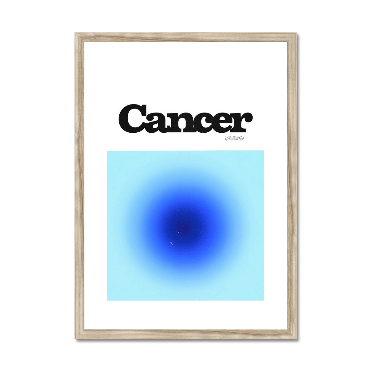 Our Cancer Aura art print is the perfect wall art to show off your star sign. Find a zodiac gradient print or poster in our astrology collection.