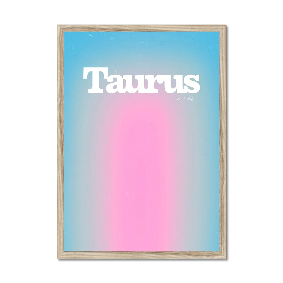 Our Taurus Aura art print is the perfect wall art to show off your star sign. Find a zodiac gradient print or poster in our astrology collection.