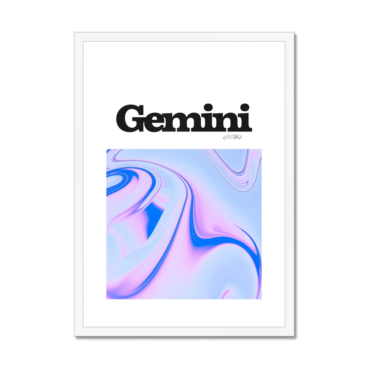 Our Gemini Aura art print is the perfect wall art to show off your star sign. Find a zodiac gradient print or poster in our astrology collection.