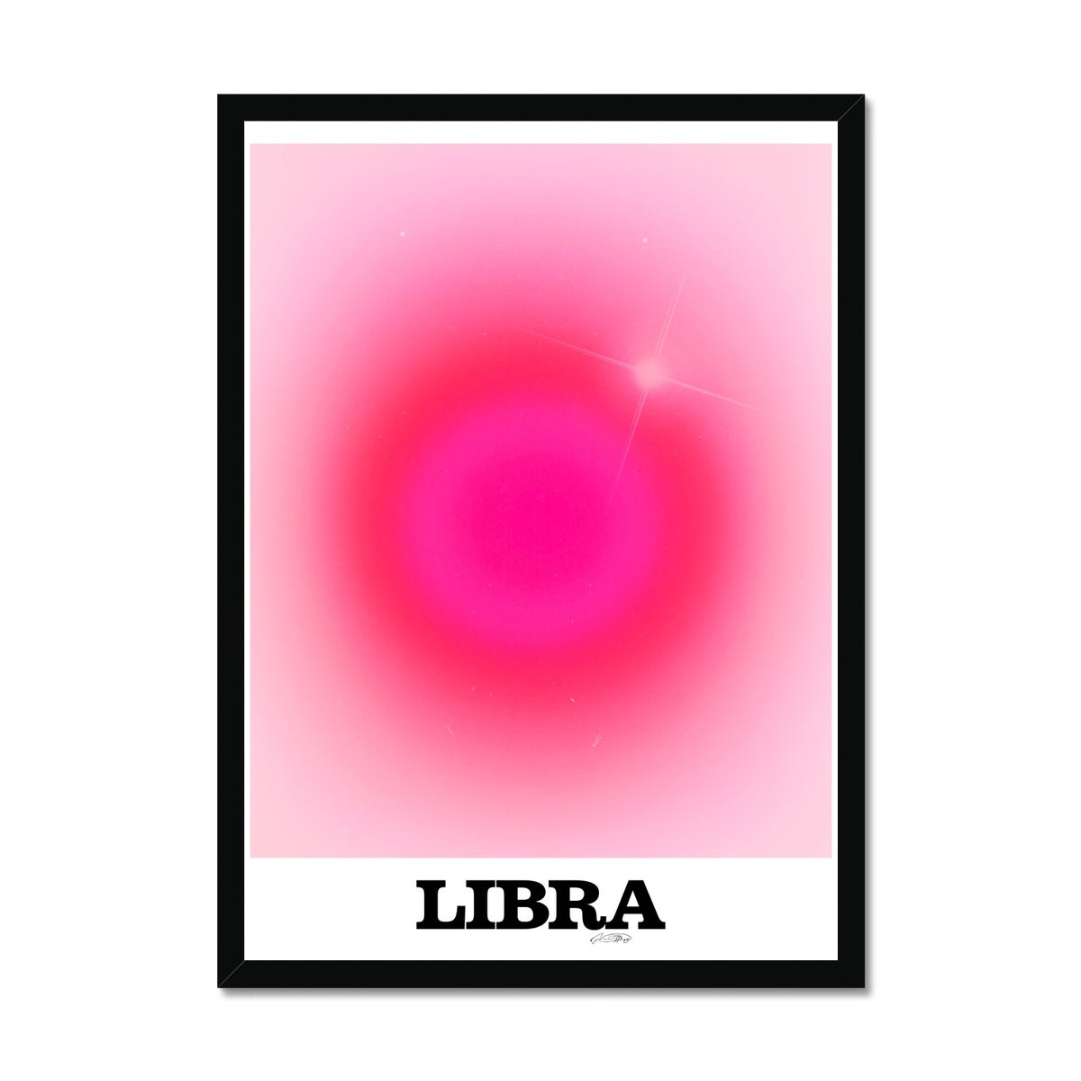 Our Libra Aura art print is the perfect wall art to show off your star sign. Find a zodiac gradient print or poster in our astrology collection.