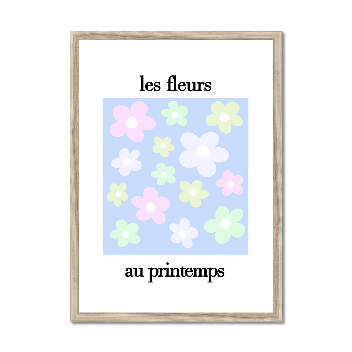 les fleurs Framed & Mounted Print