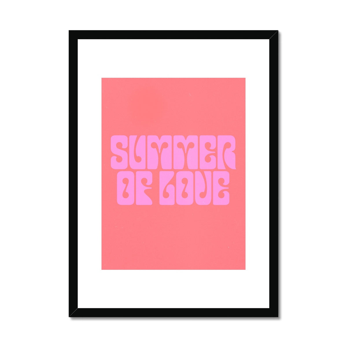 summer of love Framed & Mounted Print