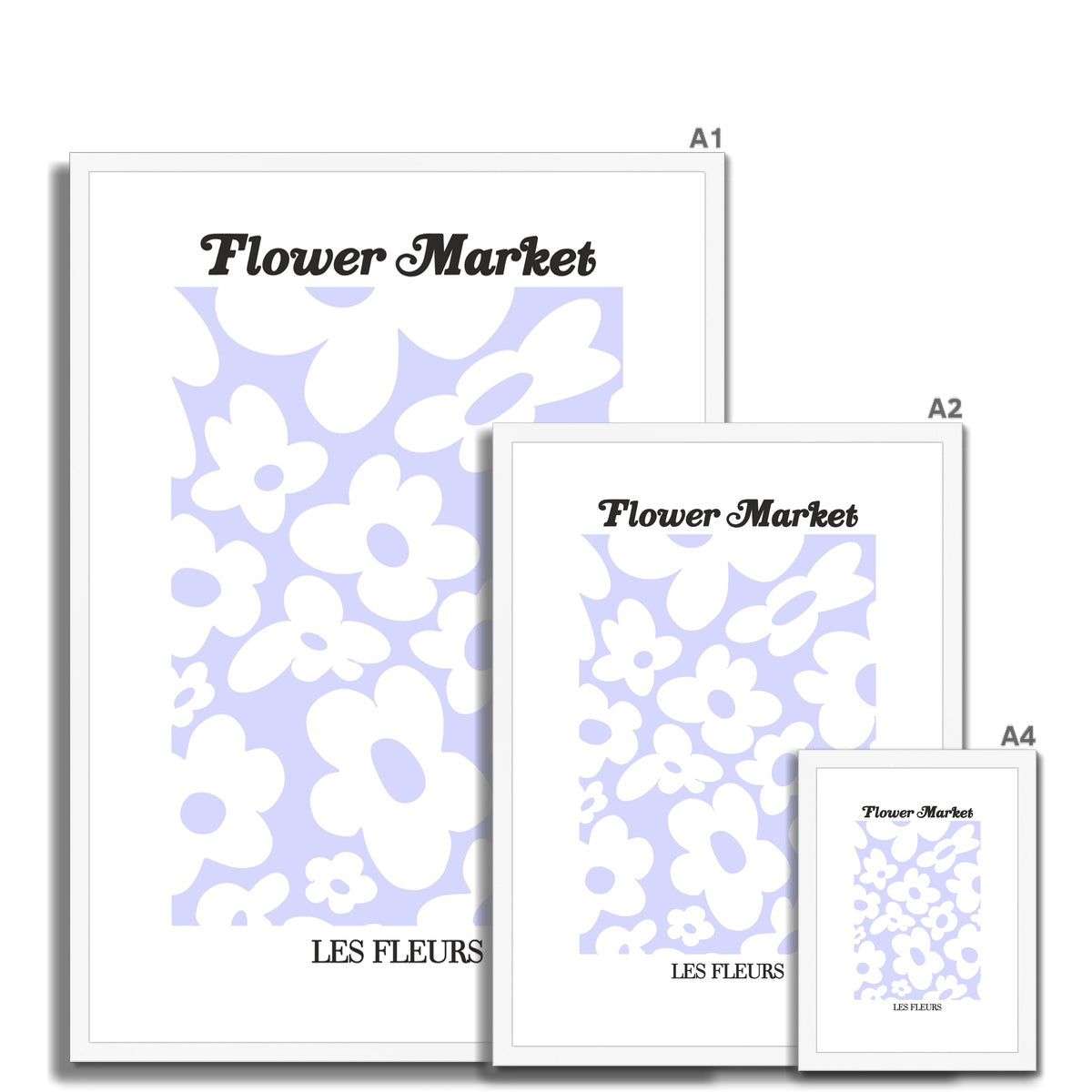 flower market / les fleurs Framed & Mounted Print