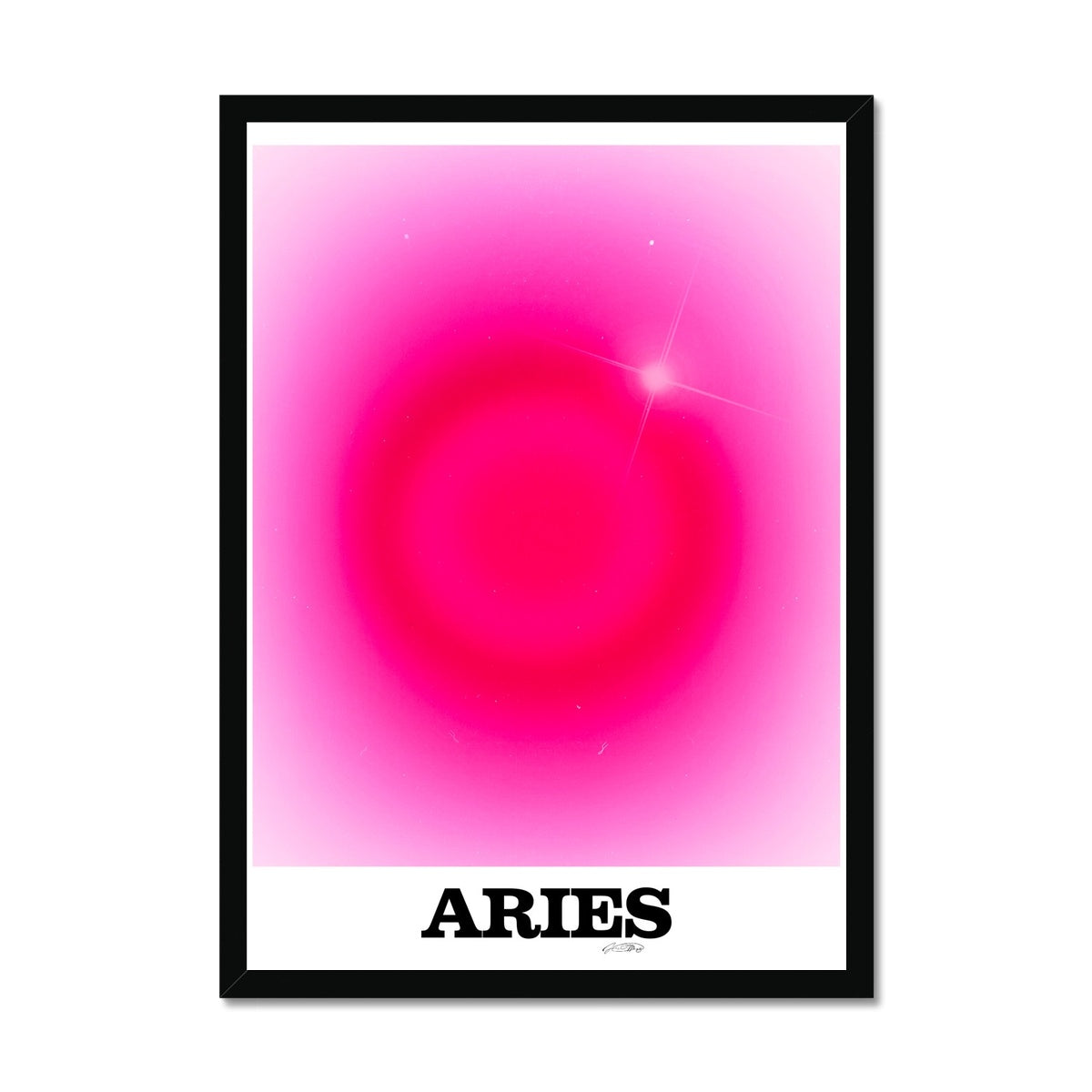 Our Aries Aura art print is the perfect wall art to show off your star sign. Find a zodiac gradient print or poster in our astrology collection.