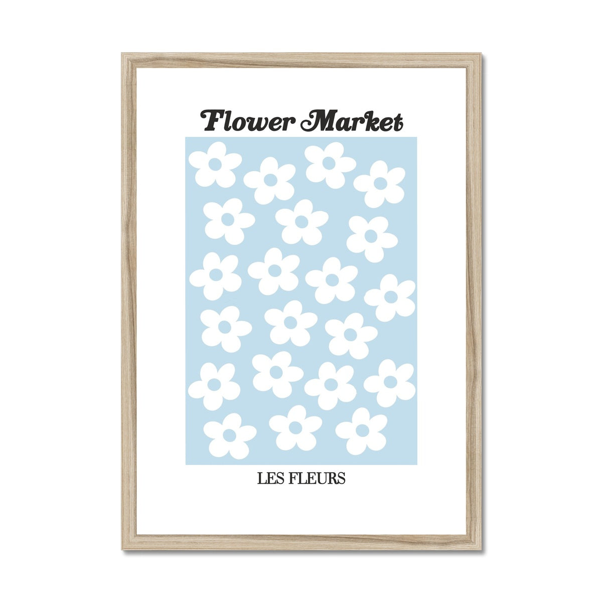 © les muses / Our Flower Market / Les Fleurs collection features wall art with a vibrant daisy design under original hand drawn typography. Danish pastel posters full of daisies to brighten up any gallery wall.
