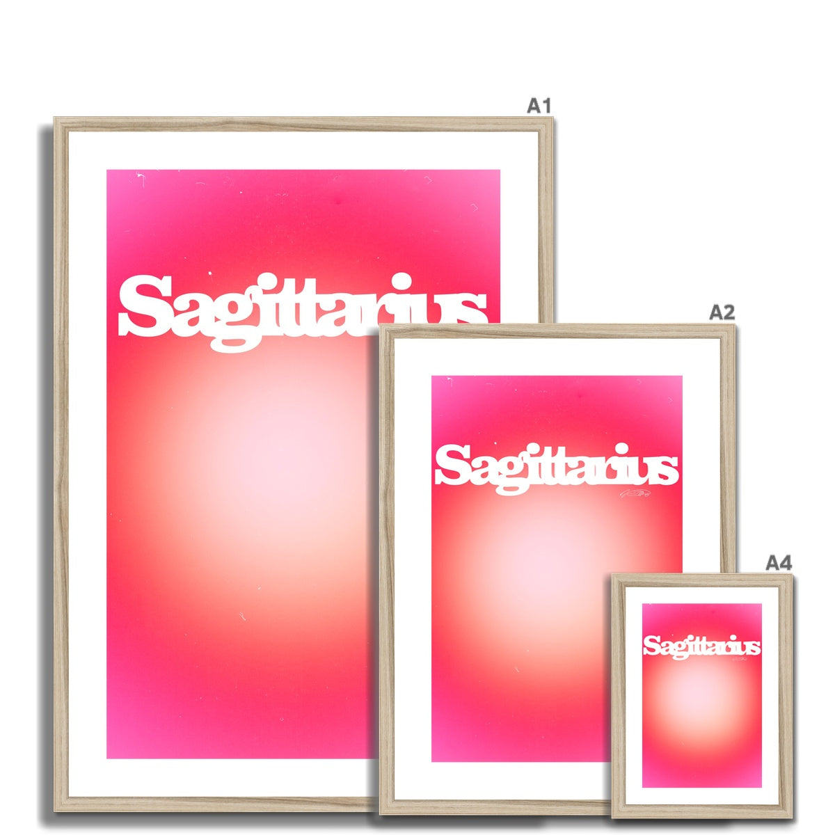 Our Sagittarius Aura art print is the perfect wall art to show off your star sign. Find a zodiac gradient print or poster in our astrology collection.

