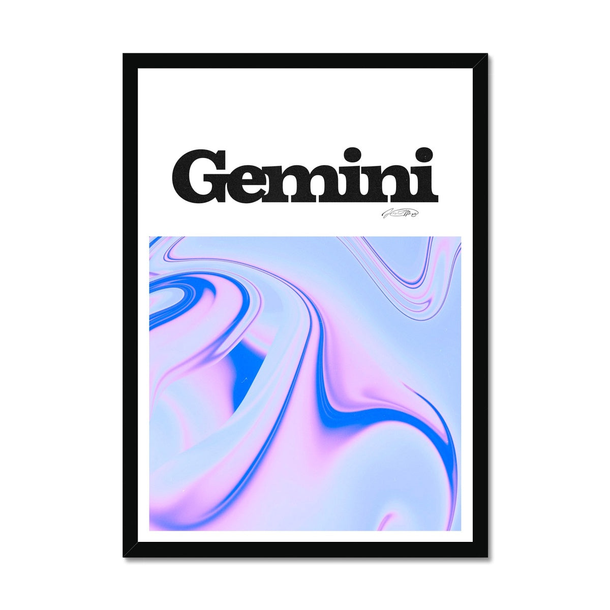 Our Gemini Aura art print is the perfect wall art to show off your star sign. Find a zodiac gradient print or poster in our astrology collection.