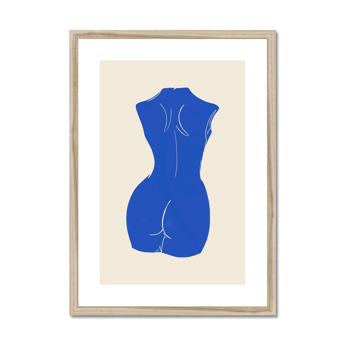 © les muses / Matisse wall art prints featuring nude figure cut outs or "Papiers Découpés" in a danish pastel style. Matisse exhibition posters with paper cut-outs. Berggruen & Cie museum prints for your gallery wall.