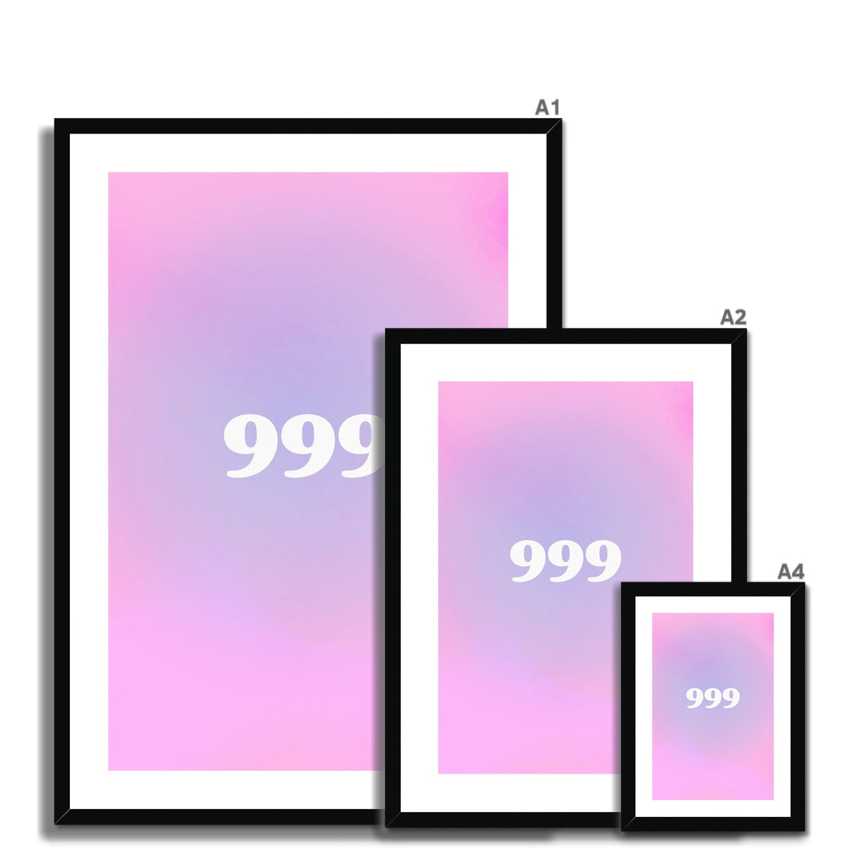 An angel number art print with a gradient aura. Add a touch of angel energy to your walls with a angel number auras. The perfect wall art posters to create a soft and dreamy aesthetic with your apartment or dorm decor. 999 Release: It’s Time To Let Go Of What’s No Longer Serving You.