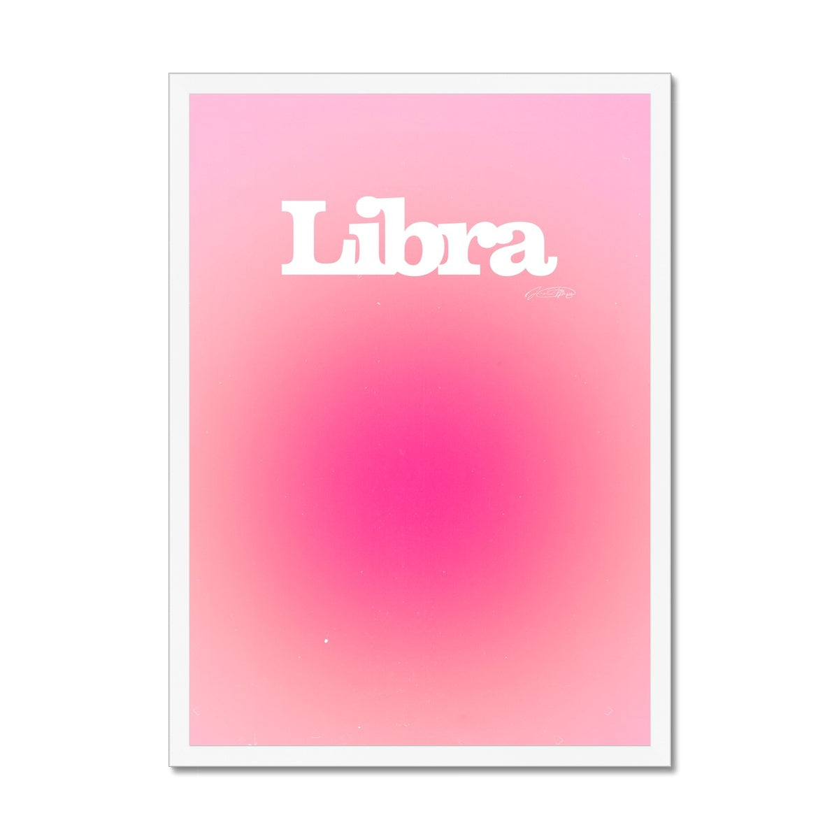 Our Libra Aura art print is the perfect wall art to show off your star sign. Find a zodiac gradient print or poster in our astrology collection.