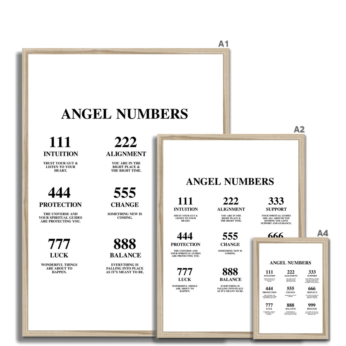 An angel number art print with a gradient aura. Add a touch of angel energy to your walls with a angel number auras. The perfect wall art posters to create a soft and dreamy aesthetic with your apartment or dorm decor. 