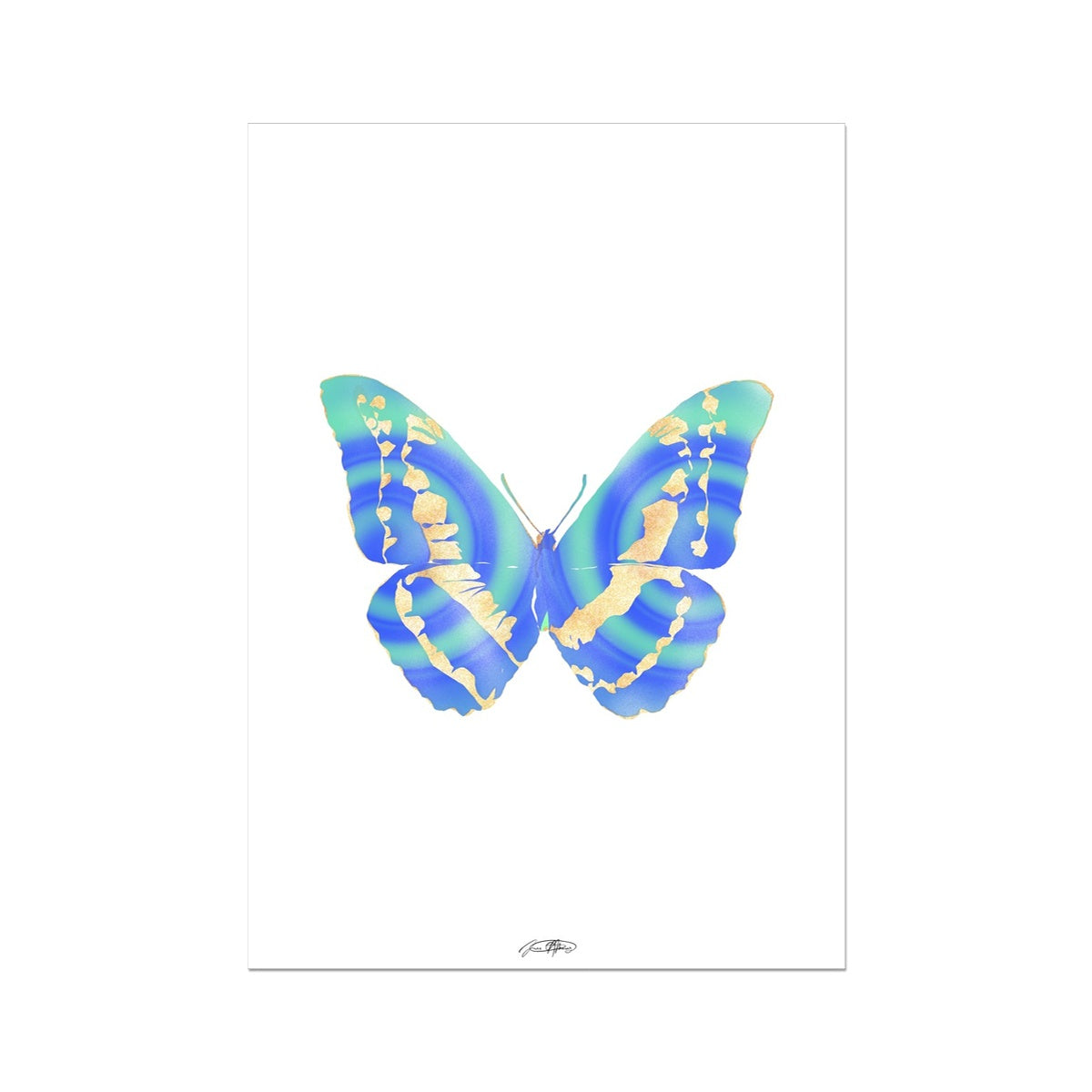 © les muses / Psyches is a collection of butterfly art prints featuring original illustrations of butterflies in an array with aura, gradient and glitter colors. The collection was inspired from the formal greek word psyche, thought to be the soul of the dead, and is comprised of over a hundred dreamy danish pastel butterfly posters, with silver and gold foil options. 