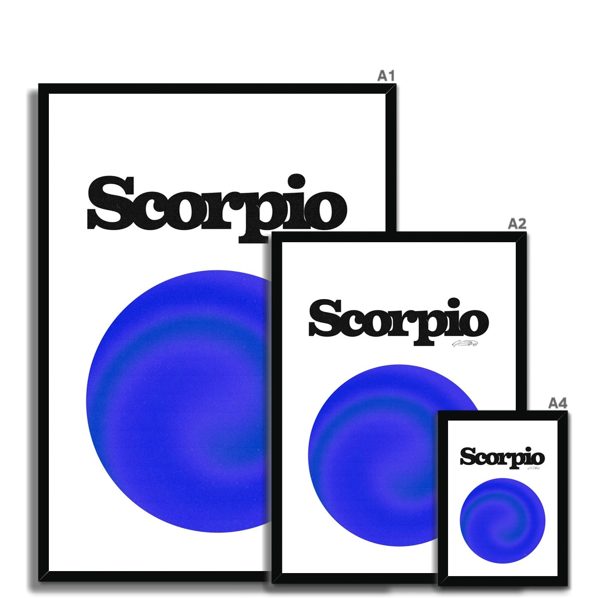 Our Scorpio Aura art print is the perfect wall art to show off your star sign. Find a zodiac gradient print or poster in our astrology collection.