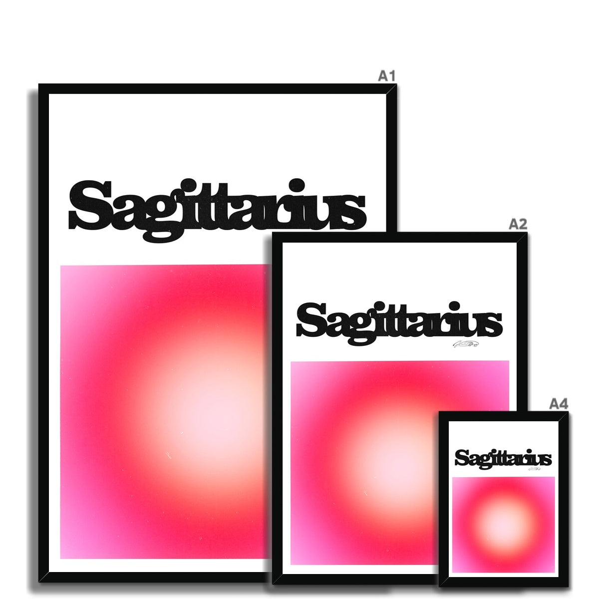 Our Sagittarius Aura art print is the perfect wall art to show off your star sign. Find a zodiac gradient print or poster in our astrology collection.
