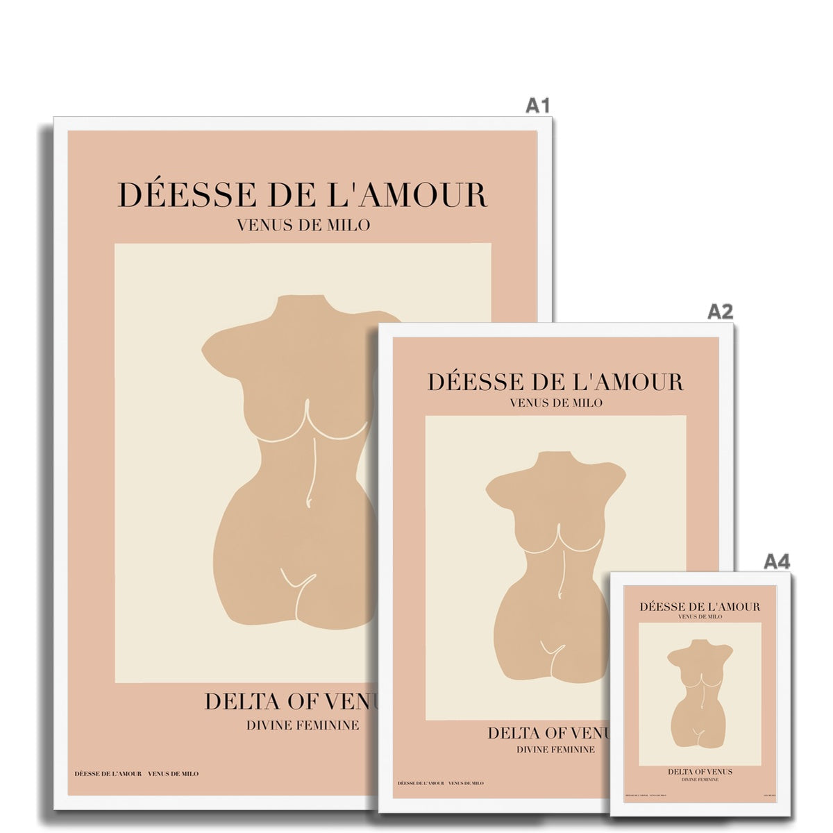 © les muses / Divine Feminine is a dreamy wall art collection featuring line art drawings of the female figure. The minimalist feminine art prints add a vintage touch to any wall gallery.