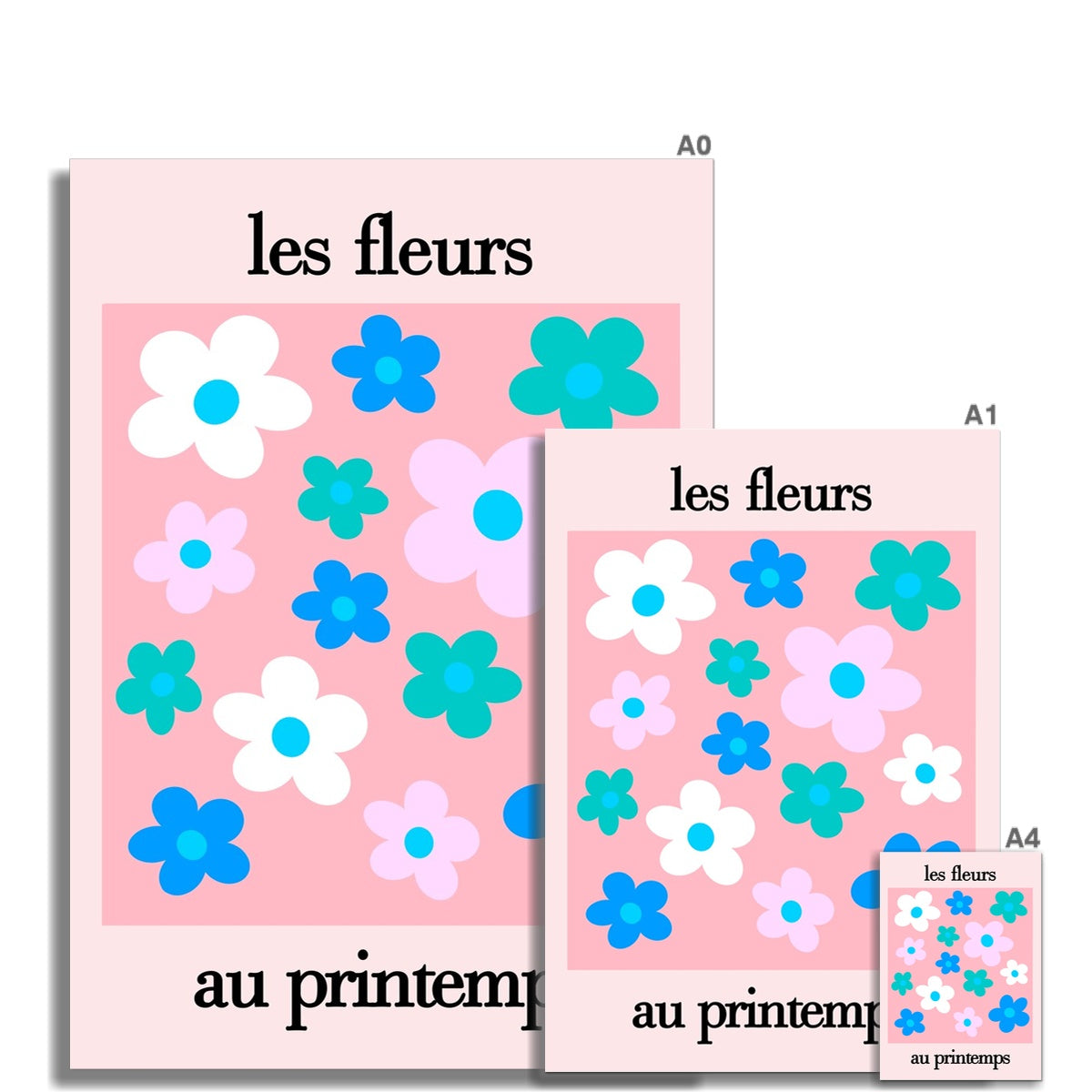 les fleurs Fine Art Print