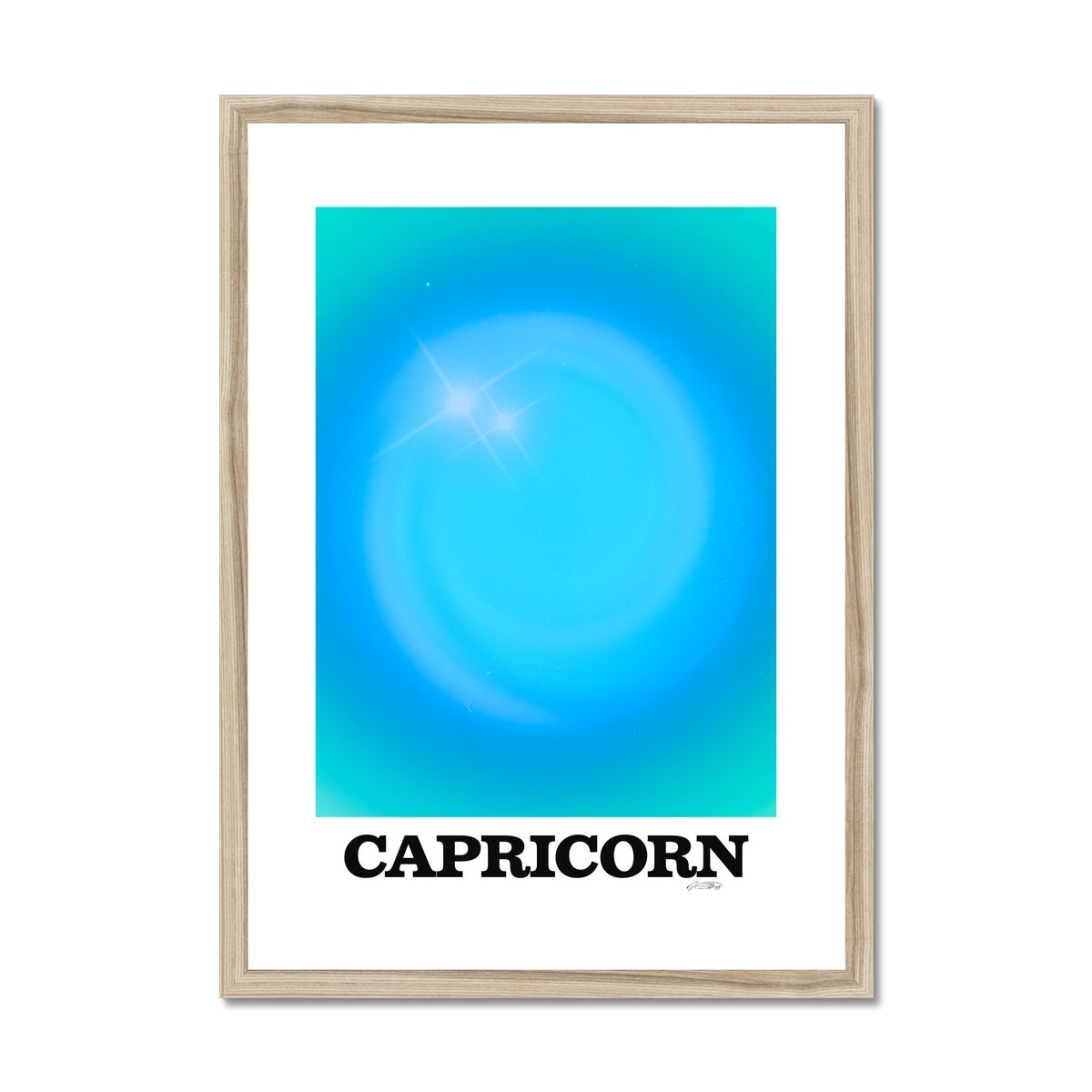 Our Capricorn Aura art print is the perfect wall art to show off your star sign. Find a zodiac gradient print or poster in our astrology collection.
