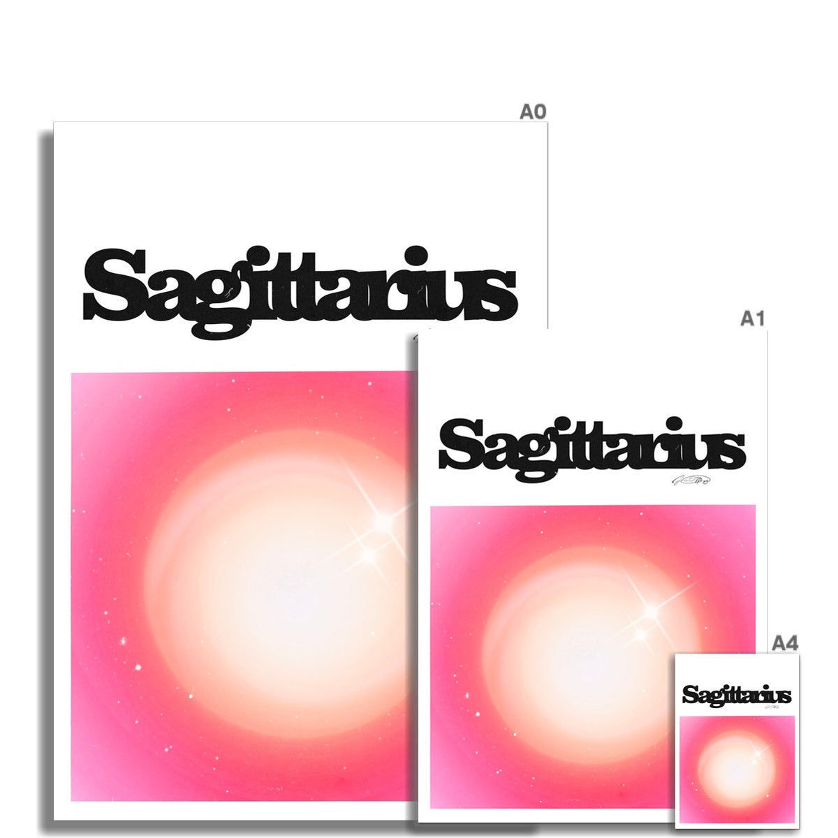 Our Sagittarius Aura art print is the perfect wall art to show off your star sign. Find a zodiac gradient print or poster in our astrology collection.
