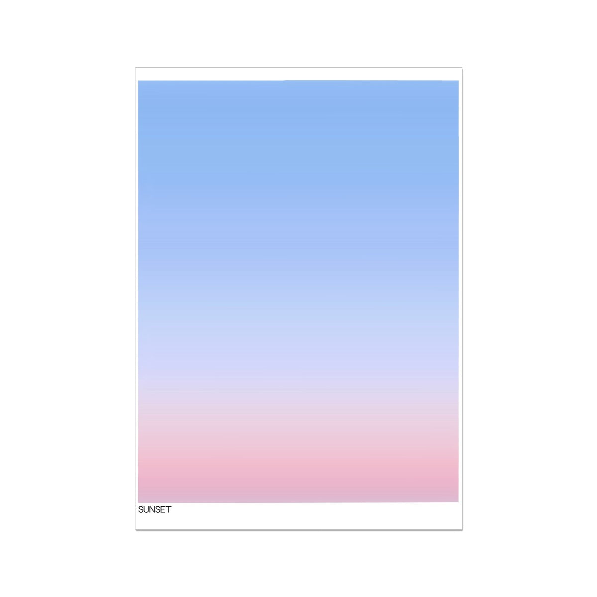 sunset Fine Art Print