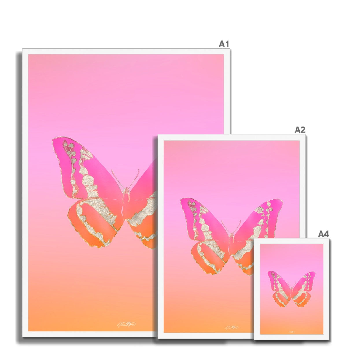 © les muses / Psyches is a collection of butterfly art prints featuring original illustrations of butterflies in an array with aura, gradient and glitter colors. The collection was inspired from the formal greek word psyche, thought to be the soul of the dead, and is comprised of over a hundred dreamy danish pastel butterfly posters, with silver and gold foil options. 