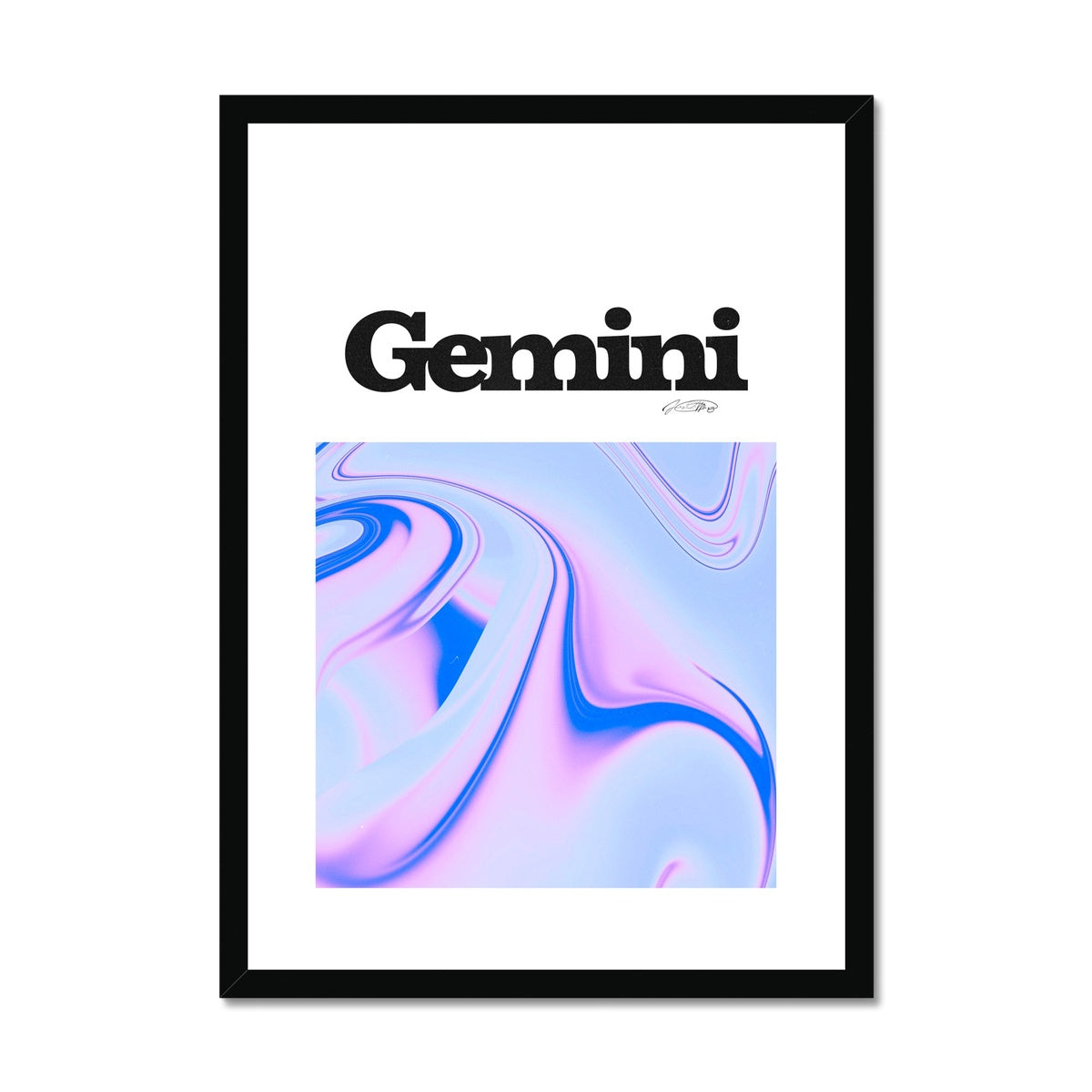 Our Gemini Aura art print is the perfect wall art to show off your star sign. Find a zodiac gradient print or poster in our astrology collection.