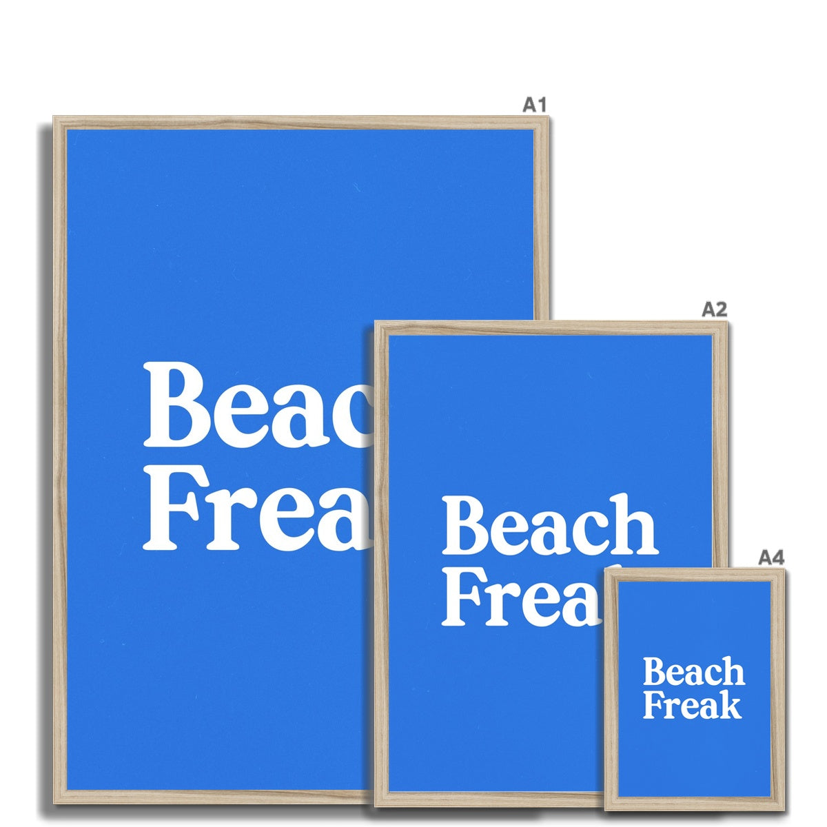 beach freak Framed Print