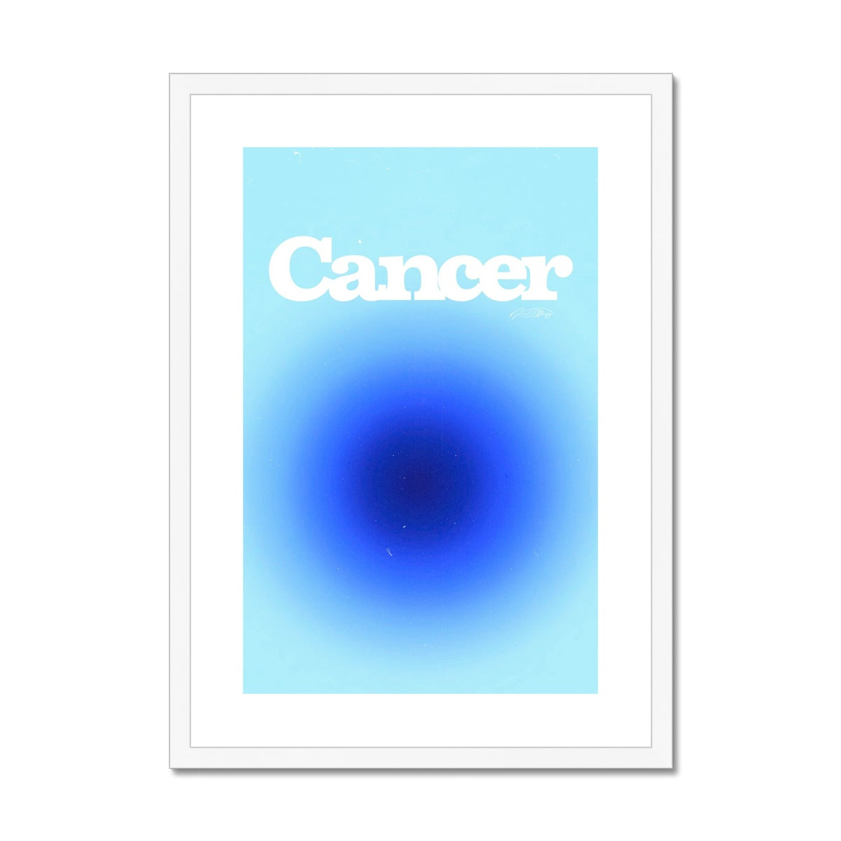 Our Cancer Aura art print is the perfect wall art to show off your star sign. Find a zodiac gradient print or poster in our astrology collection.