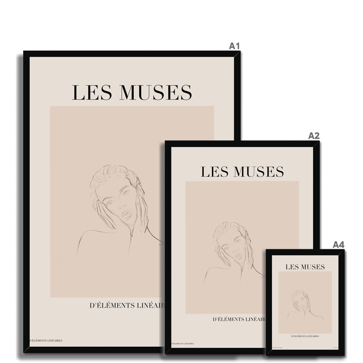 Les Muses is a dreamy wall art collection of line art drawings and paintings.
Select among illustrations of greek goddesses, seashells, cherubs and muses. 