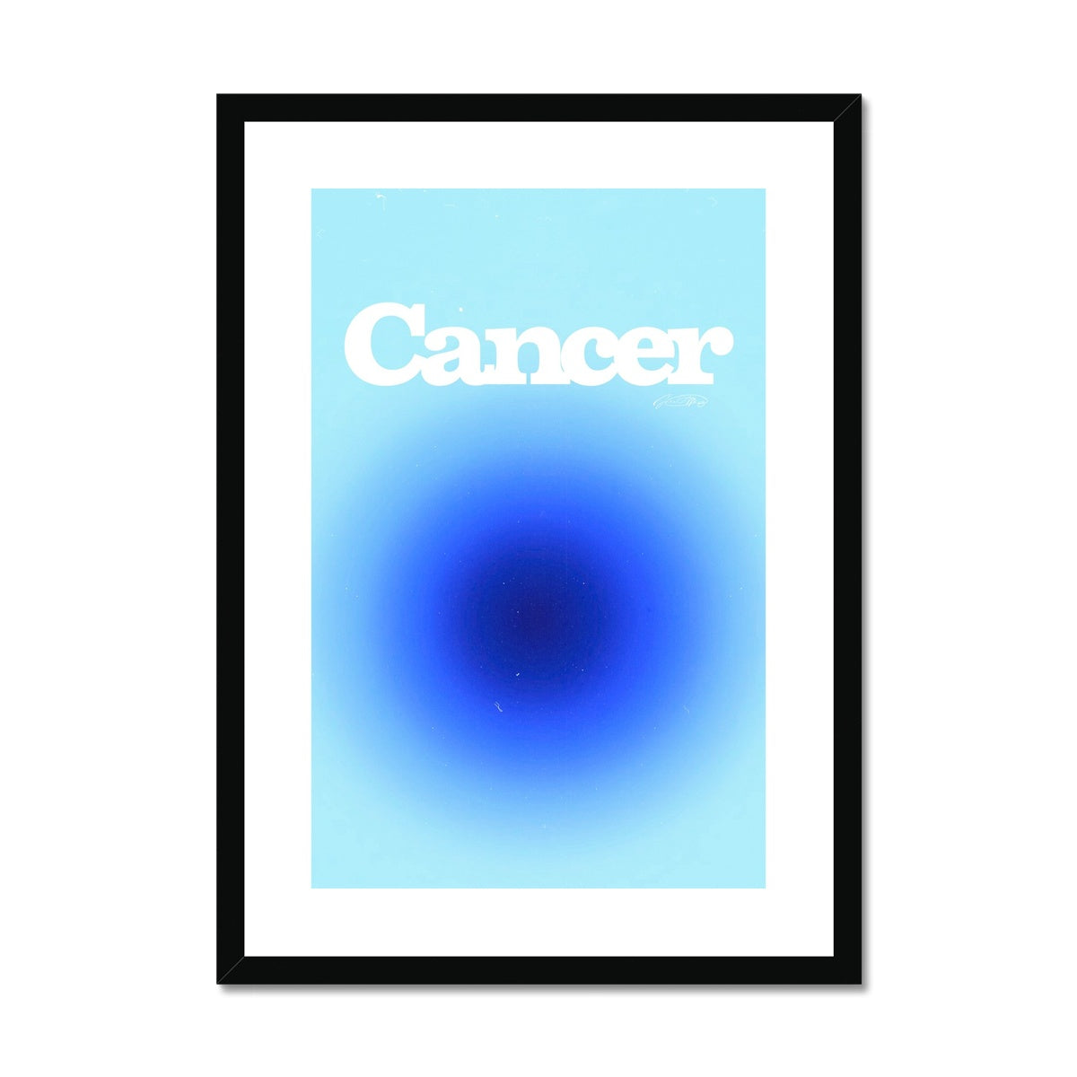 Our Cancer Aura art print is the perfect wall art to show off your star sign. Find a zodiac gradient print or poster in our astrology collection.