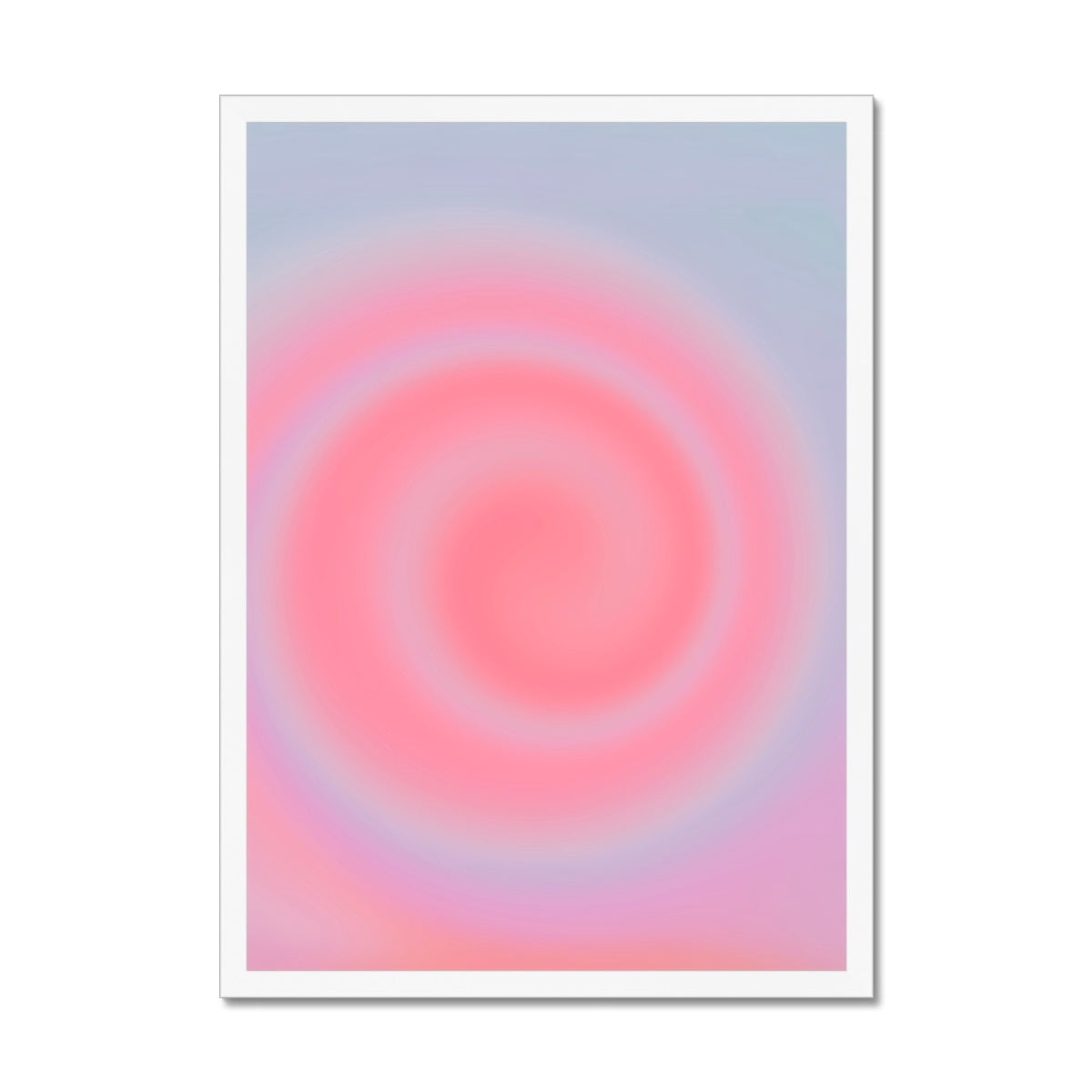 Sunset gradient aura wall art prints featuring warped pastel gradients. Colorful aura gradient posters perfect as aesthetic dorm and apartment decor.