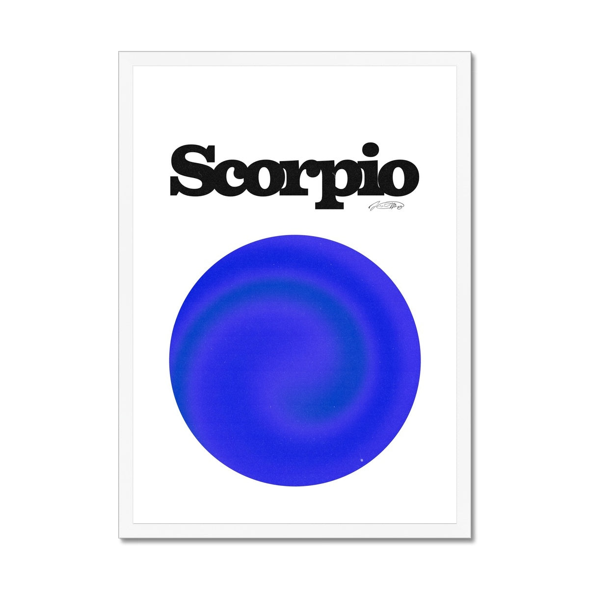 Our Scorpio Aura art print is the perfect wall art to show off your star sign. Find a zodiac gradient print or poster in our astrology collection.