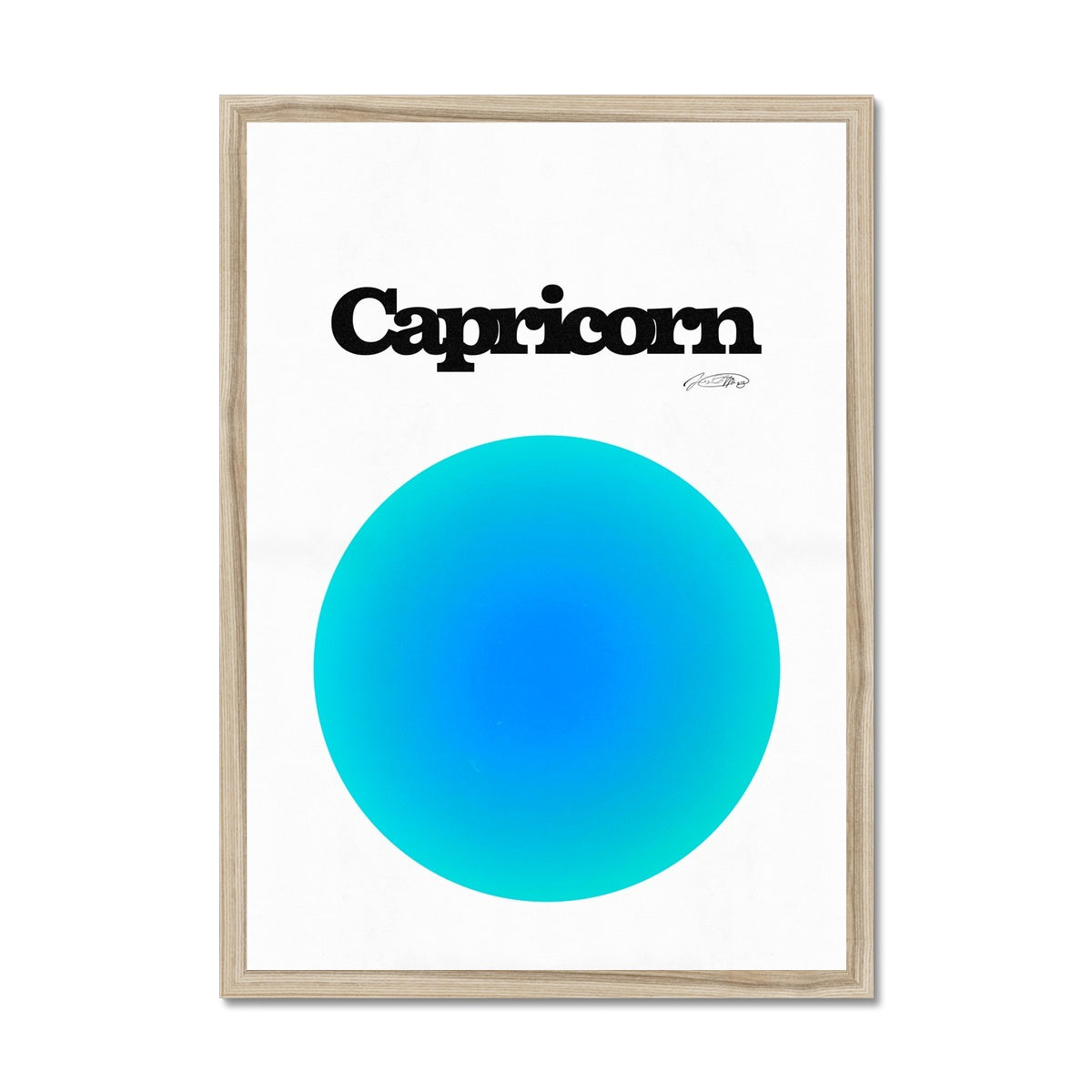 Our Capricorn Aura art print is the perfect wall art to show off your star sign. Find a zodiac gradient print or poster in our astrology collection.