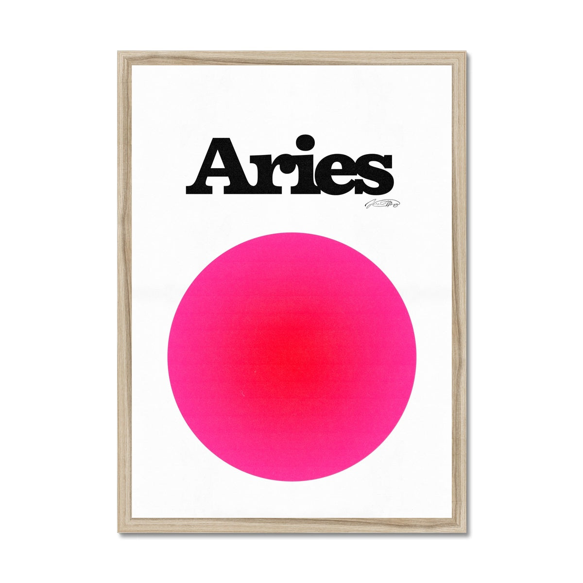 Our Aries Aura art print is the perfect wall art to show off your star sign. Find a zodiac gradient print or poster in our astrology collection.