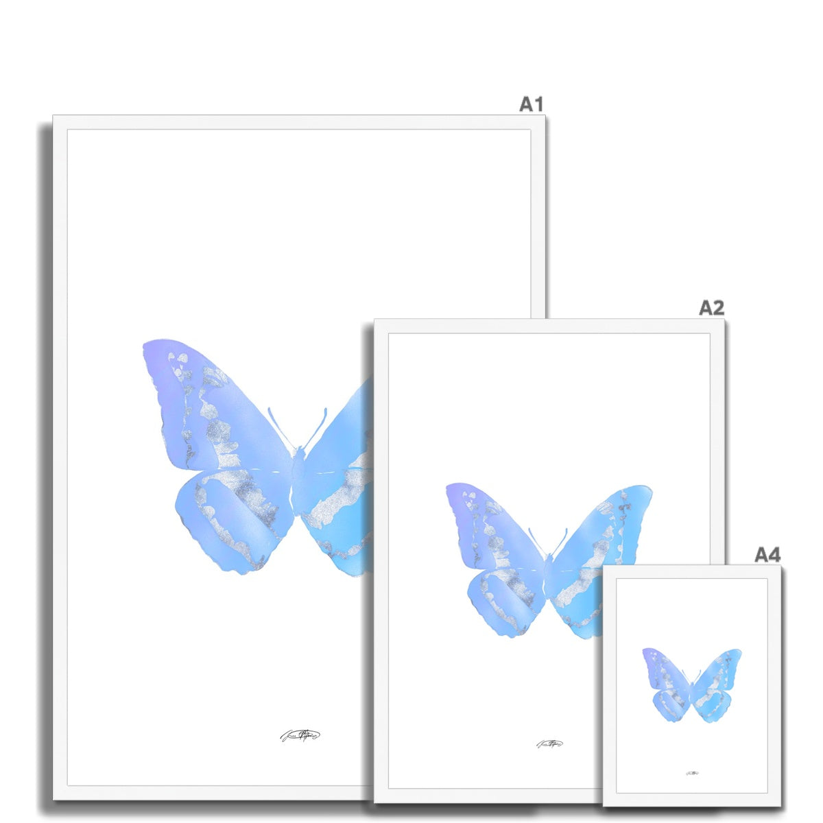 © les muses / Psyches is a collection of butterfly art prints featuring original illustrations of butterflies in an array with aura, gradient and glitter colors. The collection was inspired from the formal greek word psyche, thought to be the soul of the dead, and is comprised of over a hundred dreamy danish pastel butterfly posters, with silver and gold foil options. 