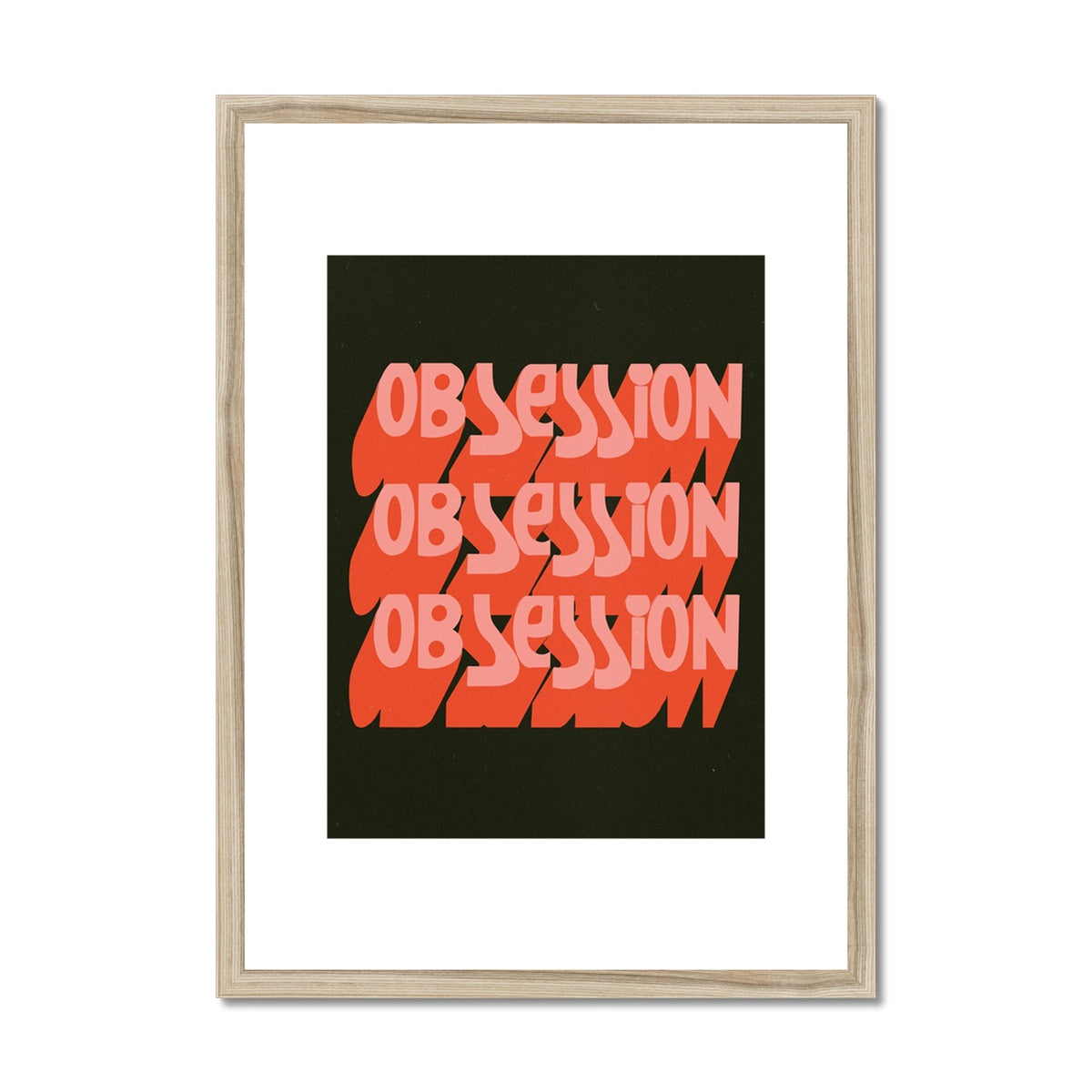 obsession Framed & Mounted Print