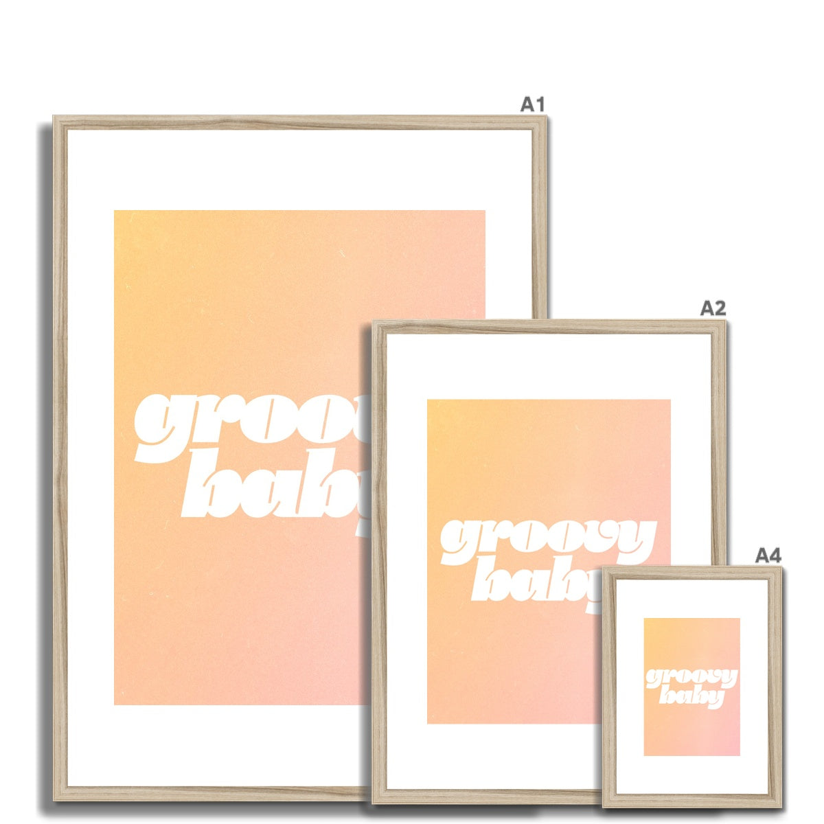 Groovy baby Framed & Mounted Print
