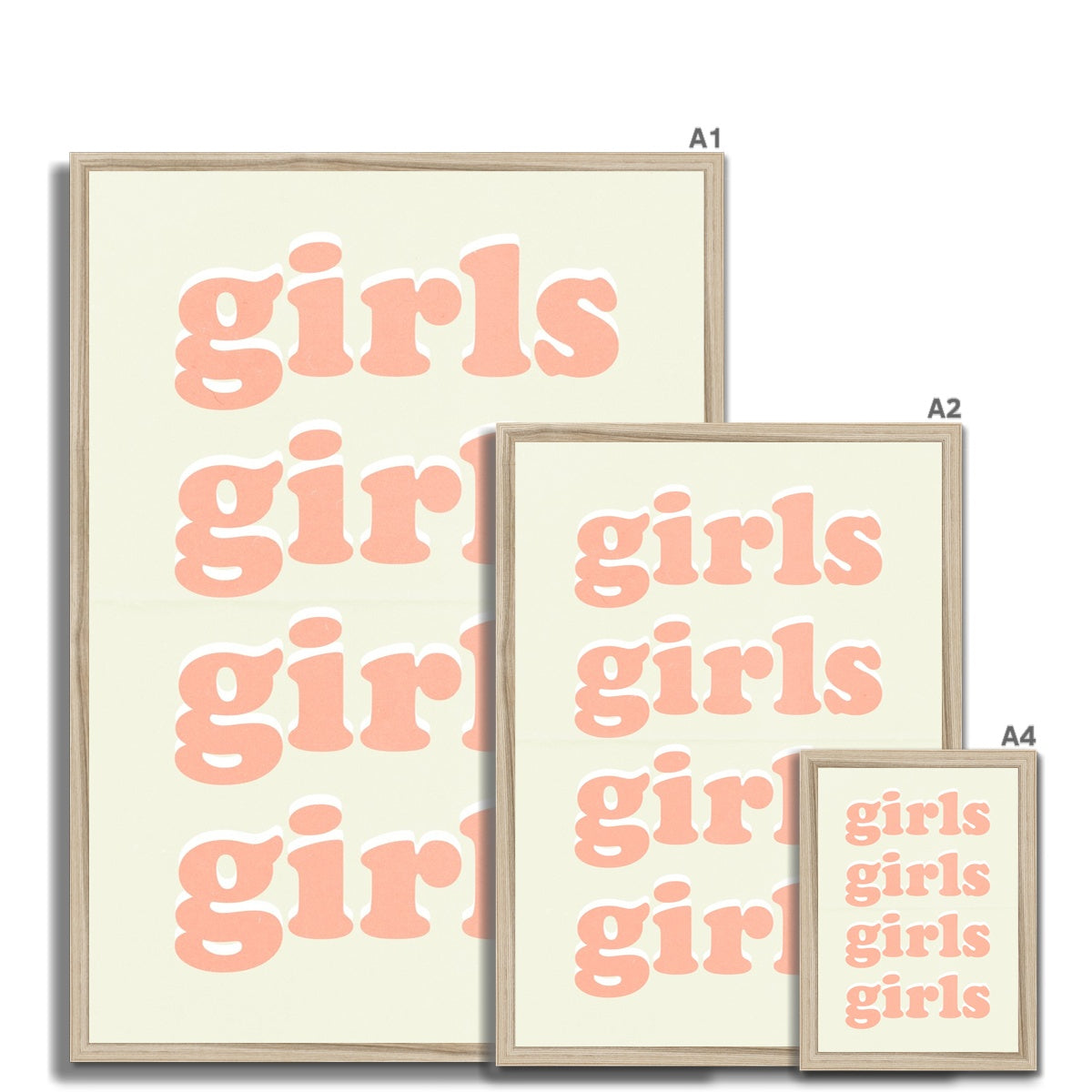 © les muses / Cool vintage typography art prints drawing from 90s grunge, girly Y2K and groovy 70s aesthetics. Retro style wall art and funky posters for trendy apartment or dorm decor with a killer aesthetic.