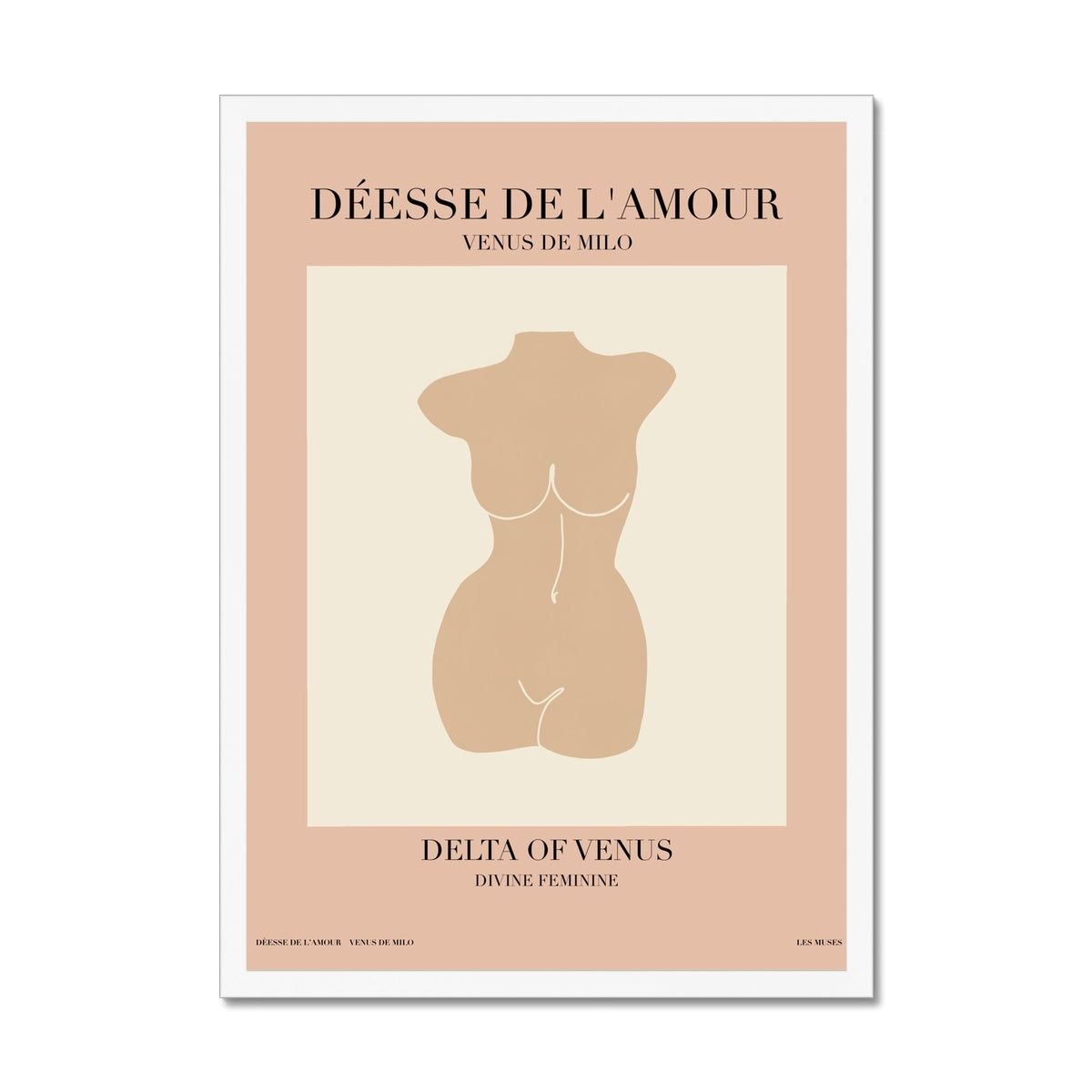 © les muses / Divine Feminine is a dreamy wall art collection featuring line art drawings of the female figure. The minimalist feminine art prints add a vintage touch to any wall gallery.