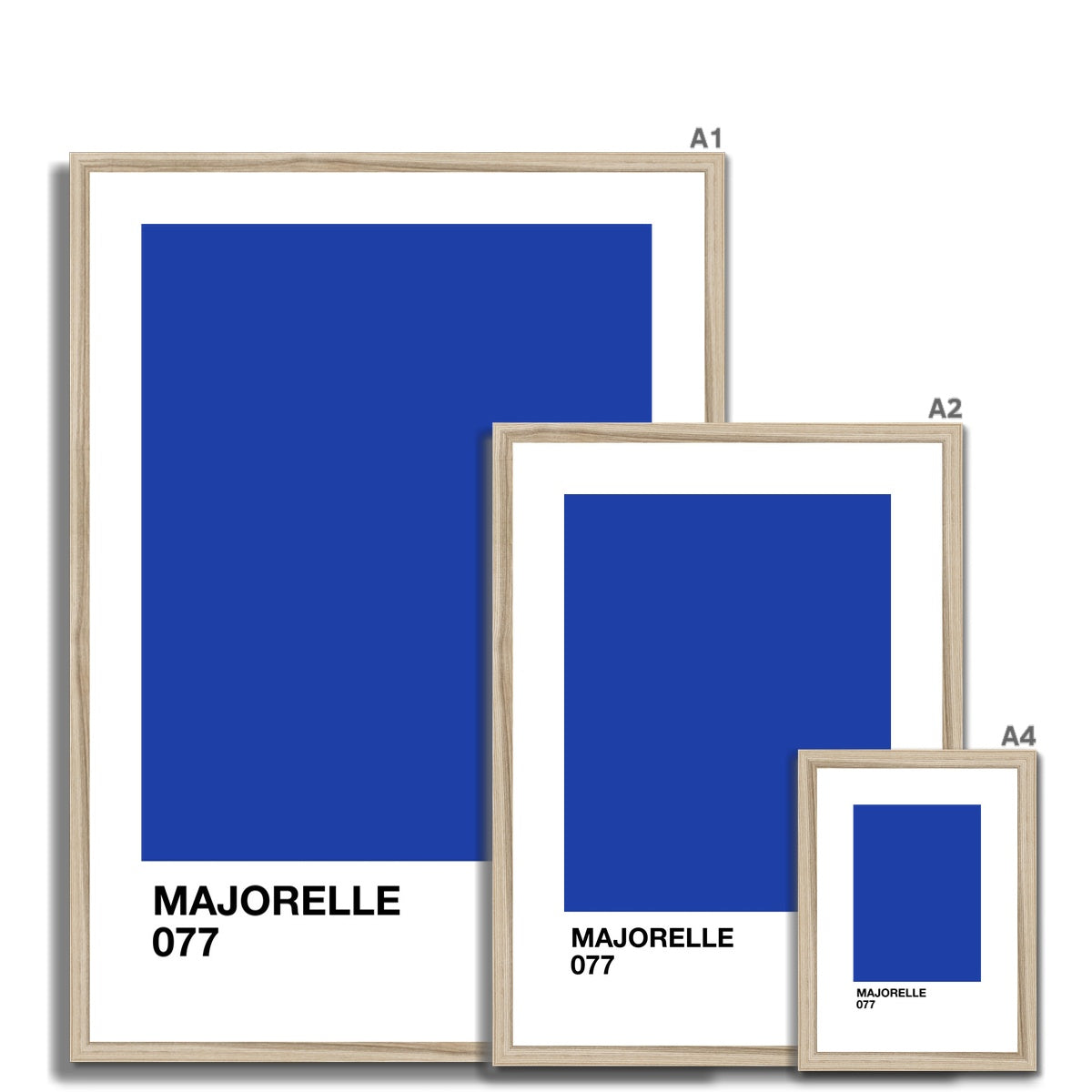 majorelle Framed & Mounted Print