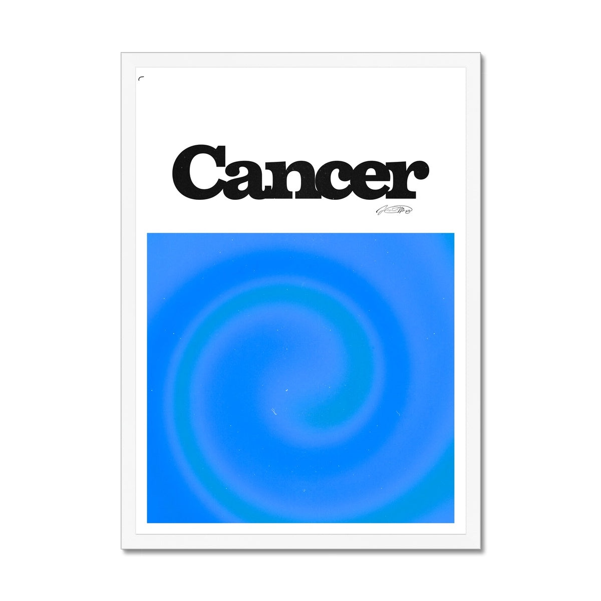 Our Cancer Aura art print is the perfect wall art to show off your star sign. Find a zodiac gradient print or poster in our astrology collection.