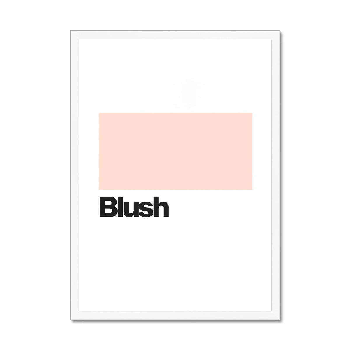 Blush Framed Print