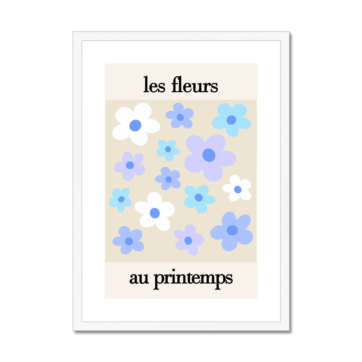© les muses / Les Fleurs is a collection of danish pastel wall art full of colorful daisy flowers.
Covered in daisies, the Parisian art prints come in an array of dreamy pastels. A retro
flower poster perfect as aesthetic apartment and dorm decor.