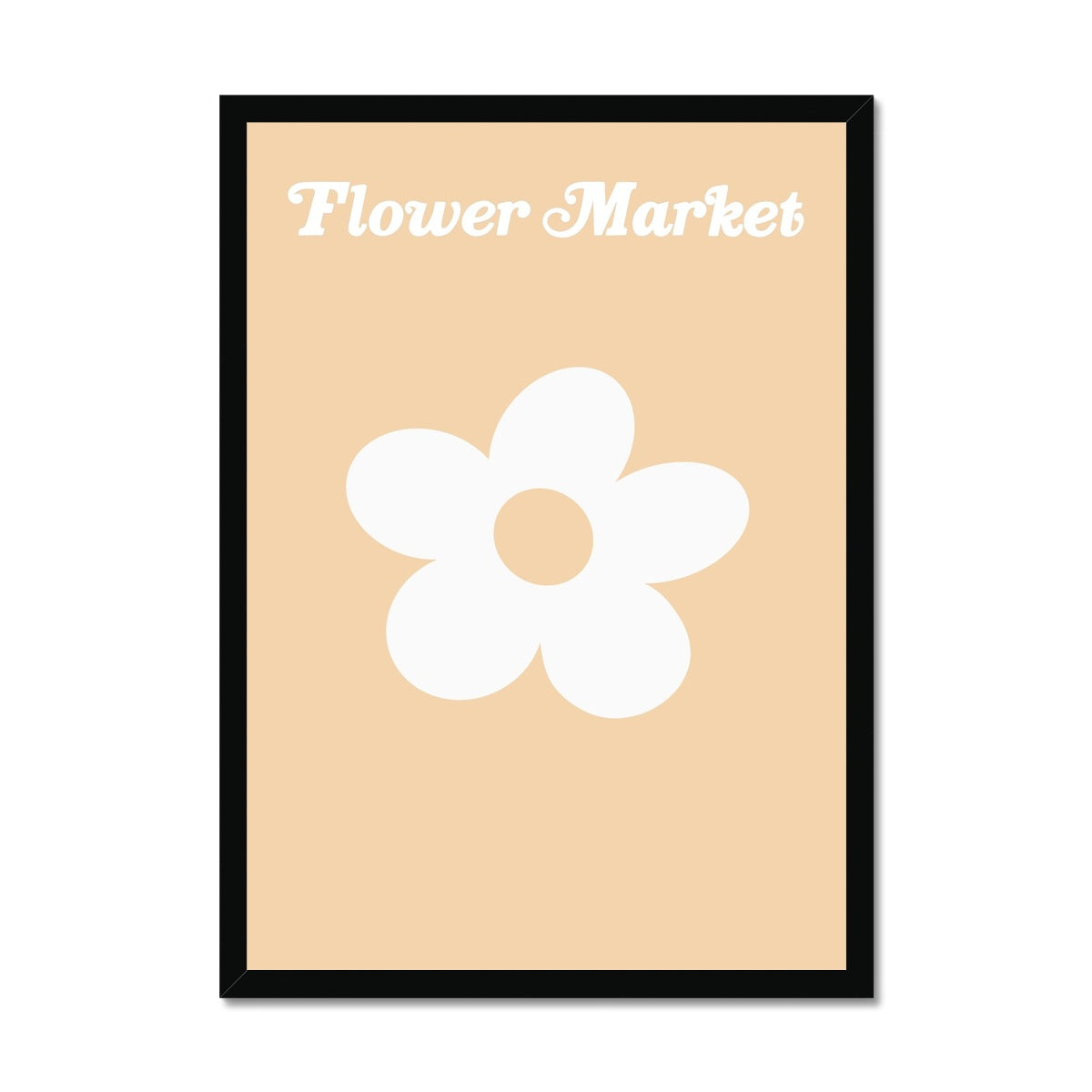 © les muses / Our Flower Market / Daisy collection features wall art with retro daisy designs under original hand drawn typography. Danish pastel posters full of daisies to brighten up any gallery wall. 