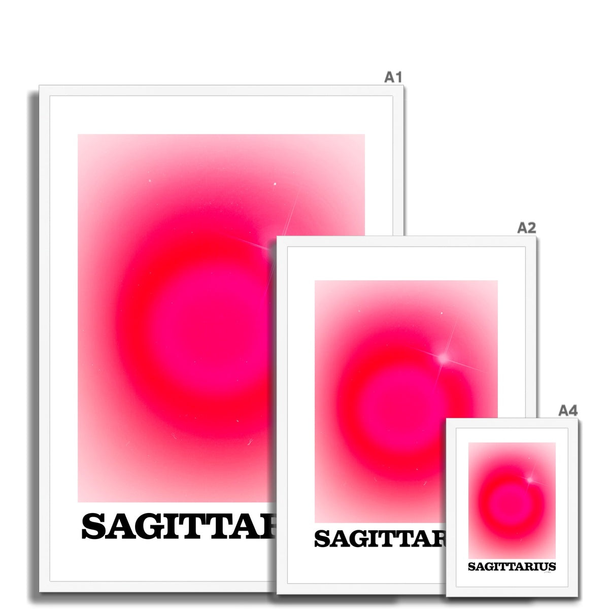 Our Sagittarius Aura art print is the perfect wall art to show off your star sign. Find a zodiac gradient print or poster in our astrology collection.
