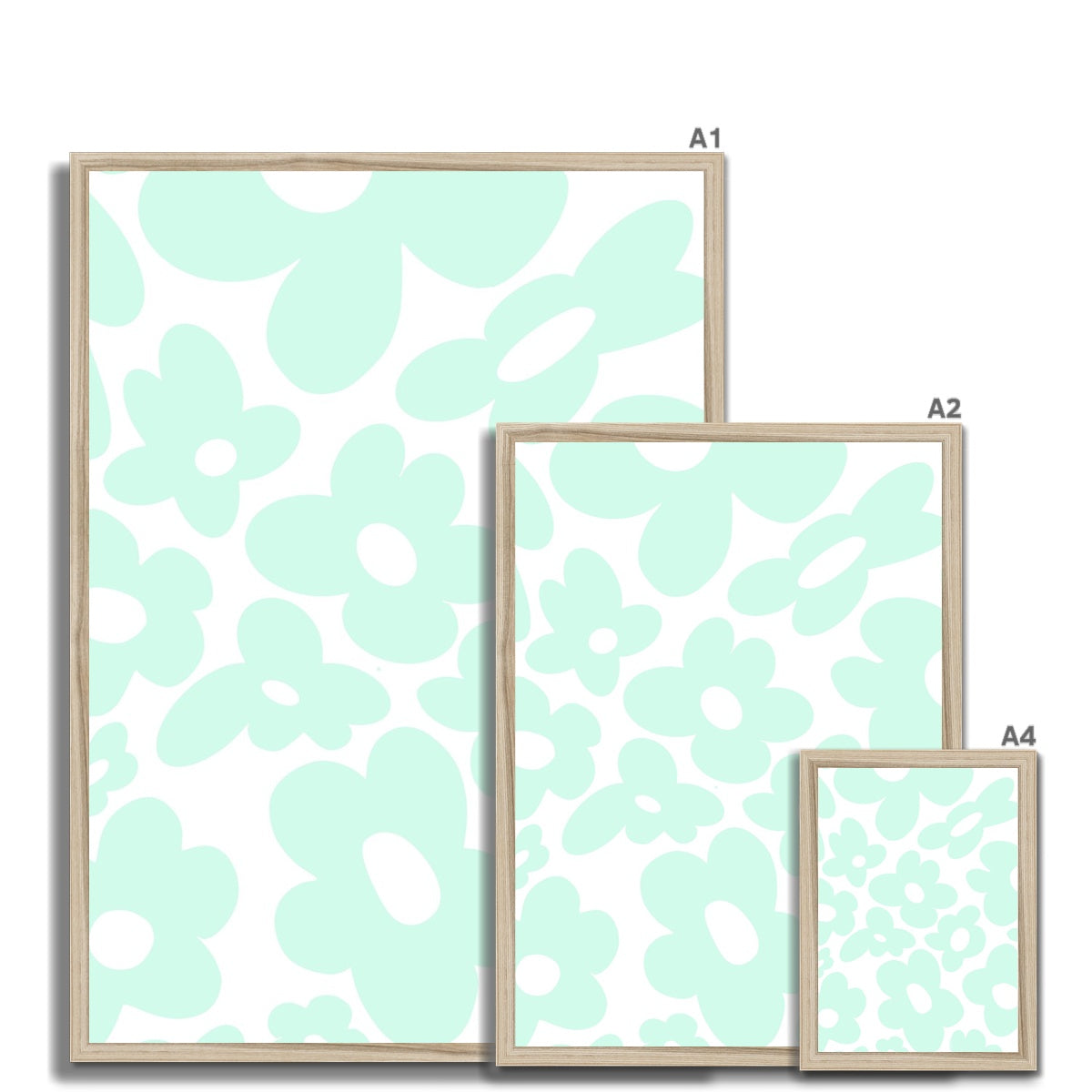 © les muses / Retro Flowers is a collection of wall art with groovy daisy prints in dreamy pastels with a trendy 70s aesthetic. Funky flower posters full of daisies perfect for danish pastel dorm and apartment decor.