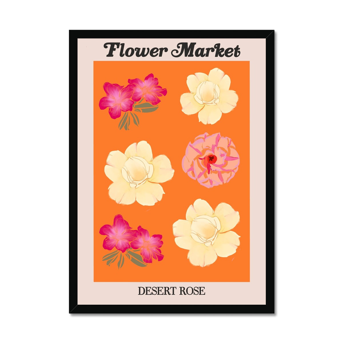 Our Flower Market collection features wall art with vibrant floral illustrations under original hand drawn typography. Danish pastel posters full of flowers that will brighten up any gallery wall. The full resolution art prints of our popular Flower Market and Fruit Market designs are available only from Les Muses. 