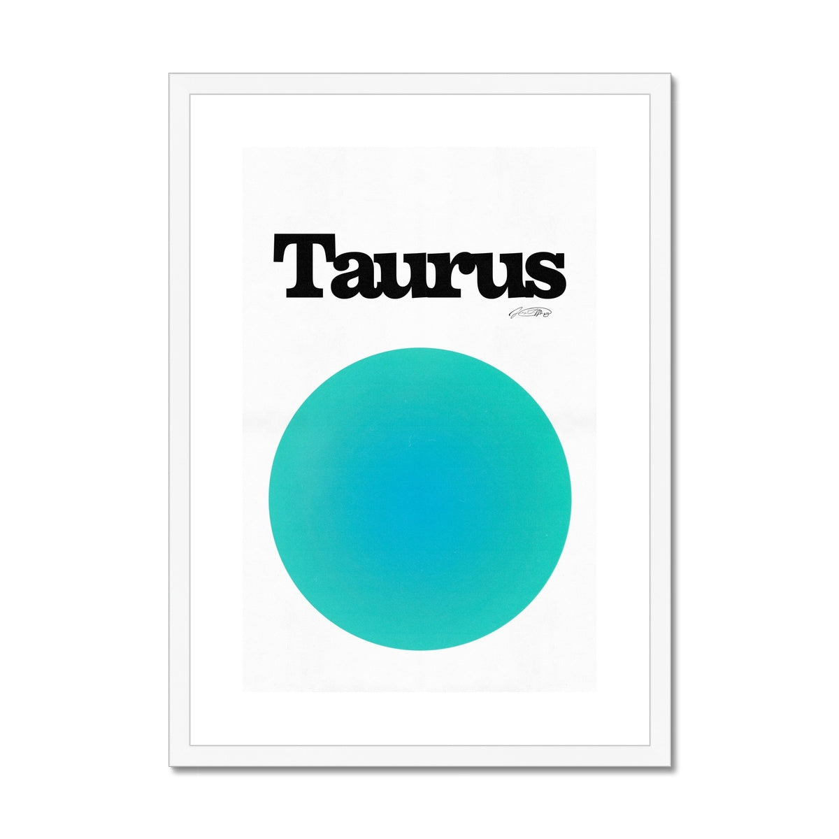 Our Taurus Aura art print is the perfect wall art to show off your star sign. Find a zodiac gradient print or poster in our astrology collection.