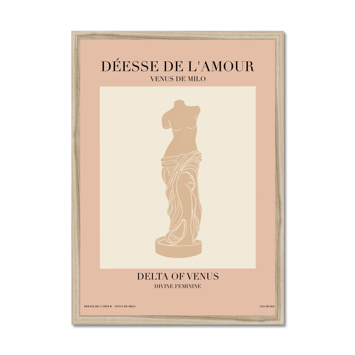 © les muses / Divine Feminine is a dreamy wall art collection featuring line art drawings of the female figure. The minimalist feminine art prints add a vintage touch to any wall gallery.