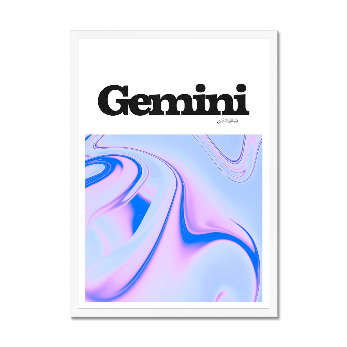 Our Gemini Aura art print is the perfect wall art to show off your star sign. Find a zodiac gradient print or poster in our astrology collection.